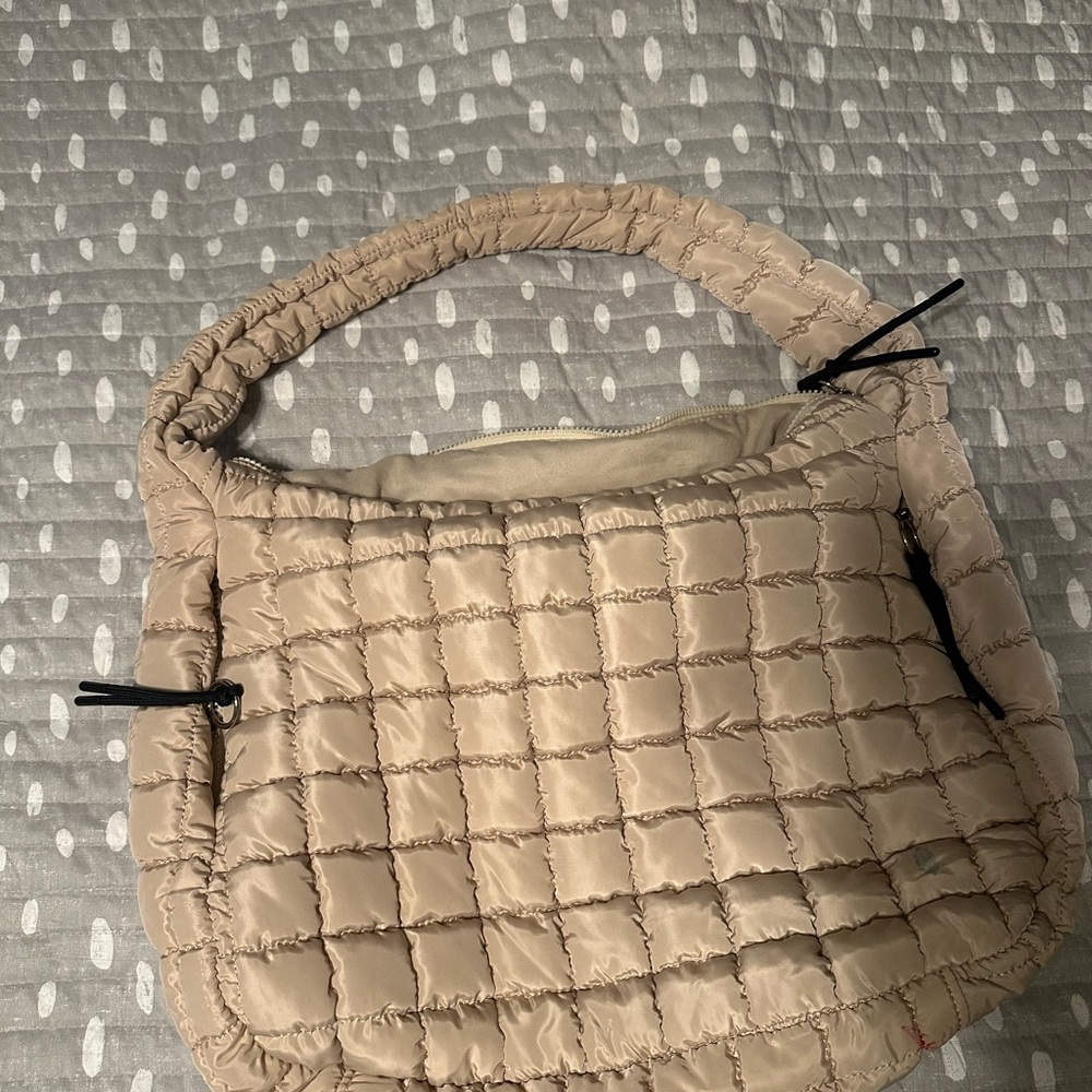 Quilted Tan Women's Bag